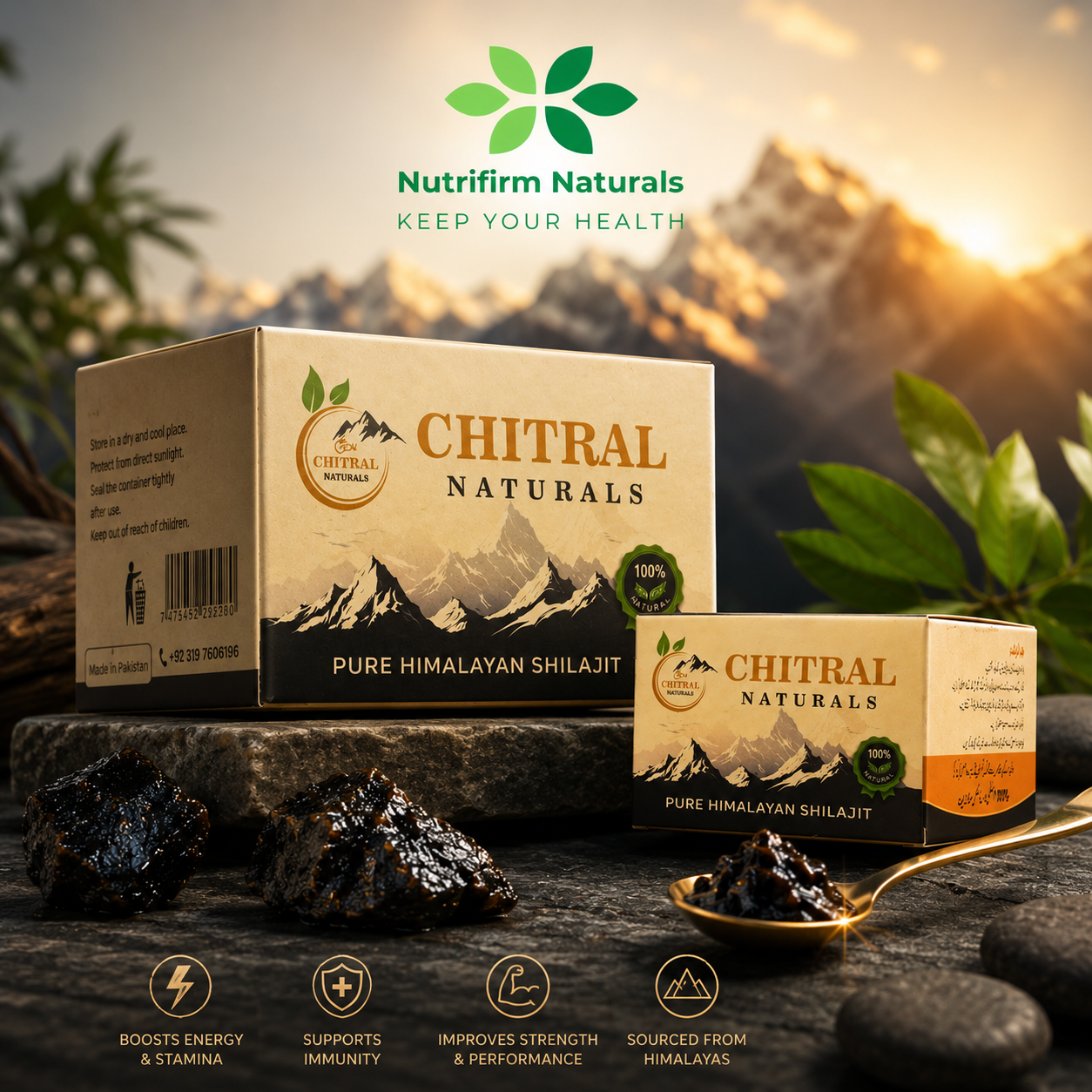 Pure Himalayan Shilajit Resin - 10g